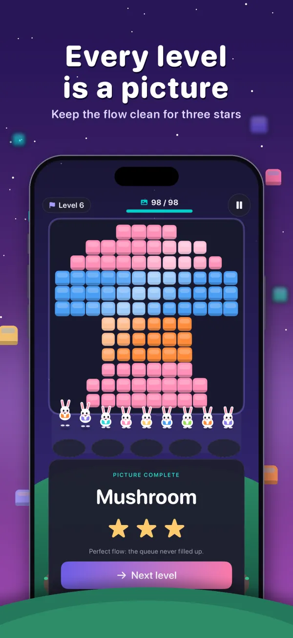 Lepus Burrow Flow, screenshot 2