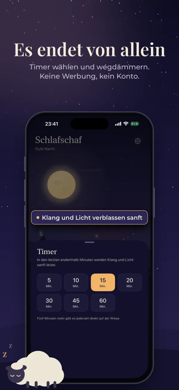 Schlafschaf, Screenshot 6